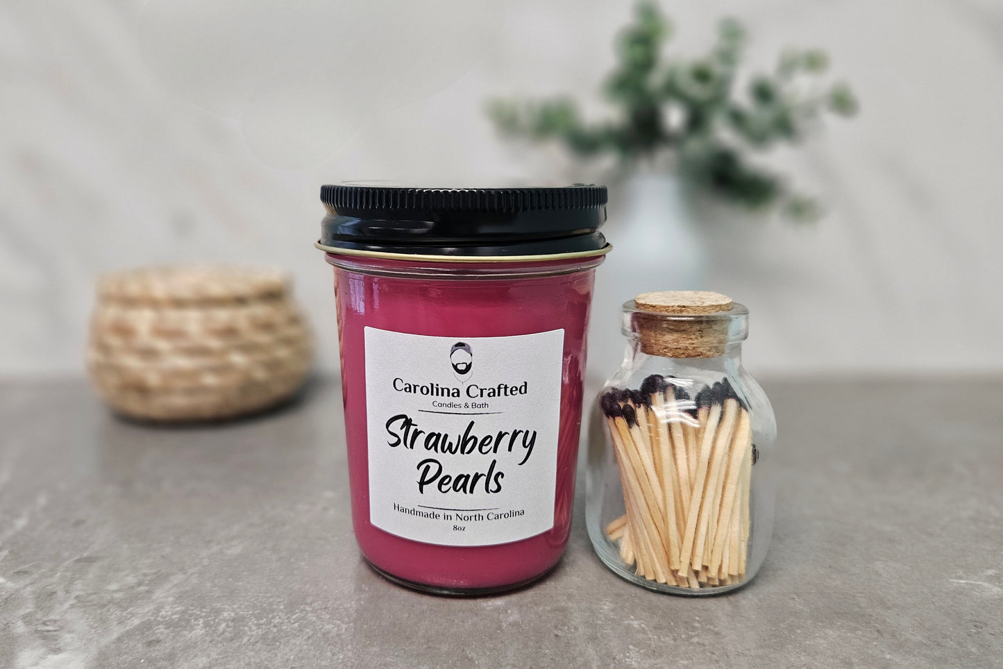 Strawberry Pearls Candle