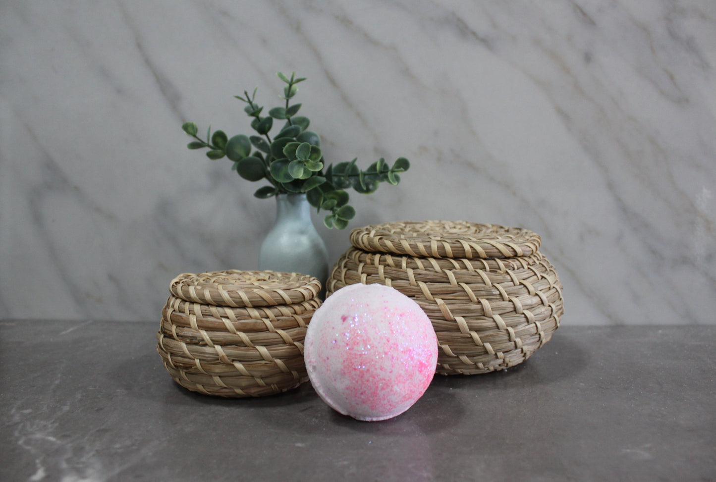 Pink Sugar Bath Bomb